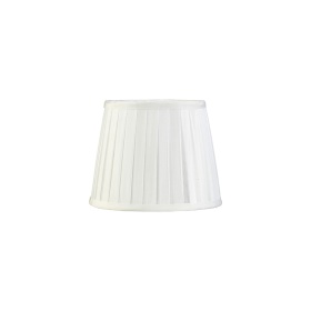 ILS20211  Stella 20cm Round Fabric Shade White